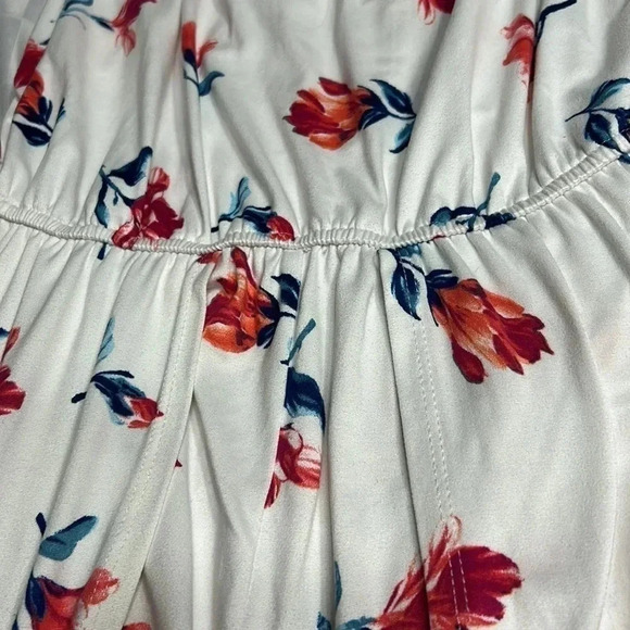 Y2K,70s,romper,sundress,rope belt,floral,overlay,festival,bohemian,Spanish,NWOT - Picture 12 of 16